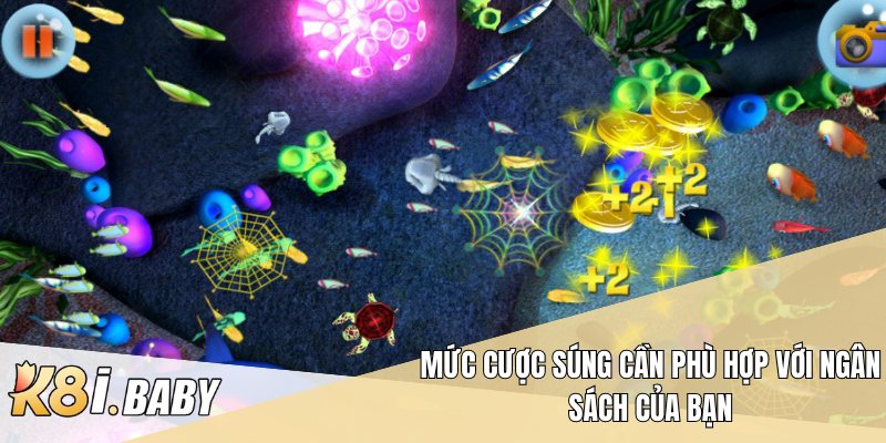 Mức cược súng cần phù hợp với ngân sách của bạn