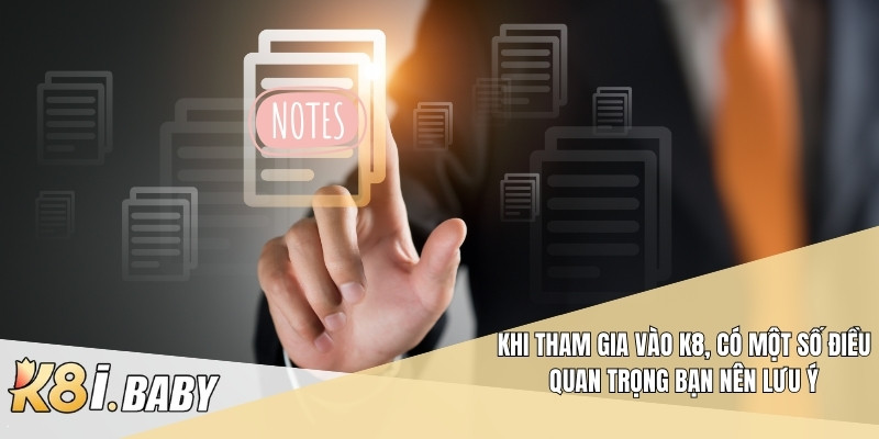 Khi tham gia vào K8, có một số điều quan trọng bạn nên lưu ý