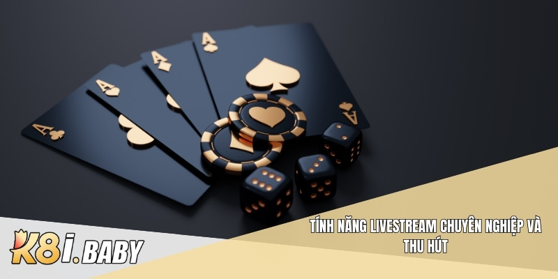 Tính năng Livestream chuyên nghiệp và thu hút